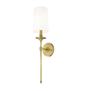 Emily - 1 Light Wall Sconce In Traditional Style-26 Inches Tall and 5.5 Inches Wide - 1113079