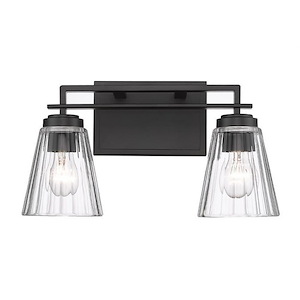 Lyna - 2 Light Bath Vanity-9 Inches Tall and 16 Inches Wide - 1298352