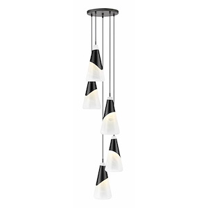 Aimie  - 5 Light Chandelier-15.75 Inch Tall and 12 Inch Wide - 1374936